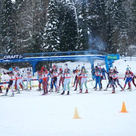 Чемпионат России по биатлону. марафон, женщины, 30 км, 2 марта 2014 г.