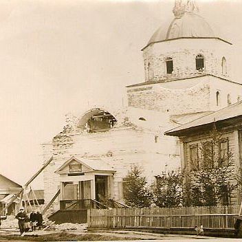 Разрушение Уватской церкви.